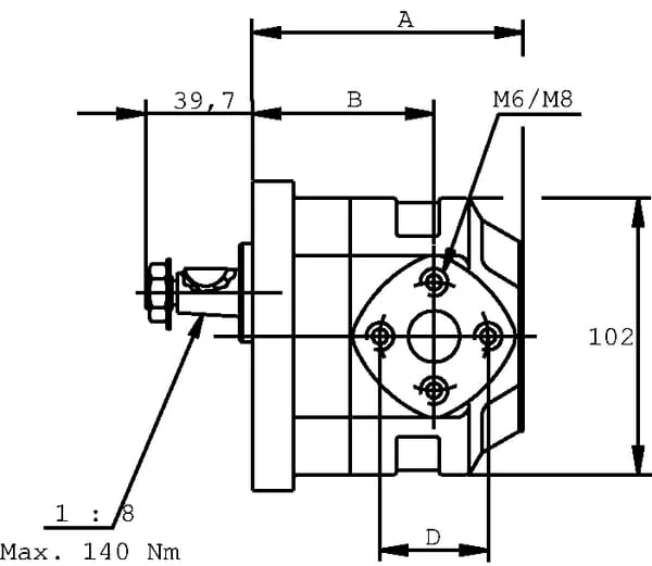 Casappa - KP208D082E2 - Pumpe Lea/Ea
