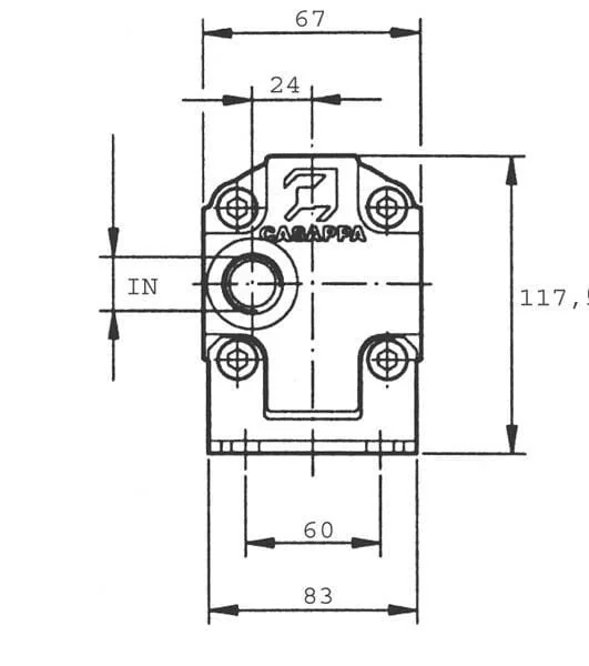 Casappa - PLD20314 - Drehstromteiler Polaris 20