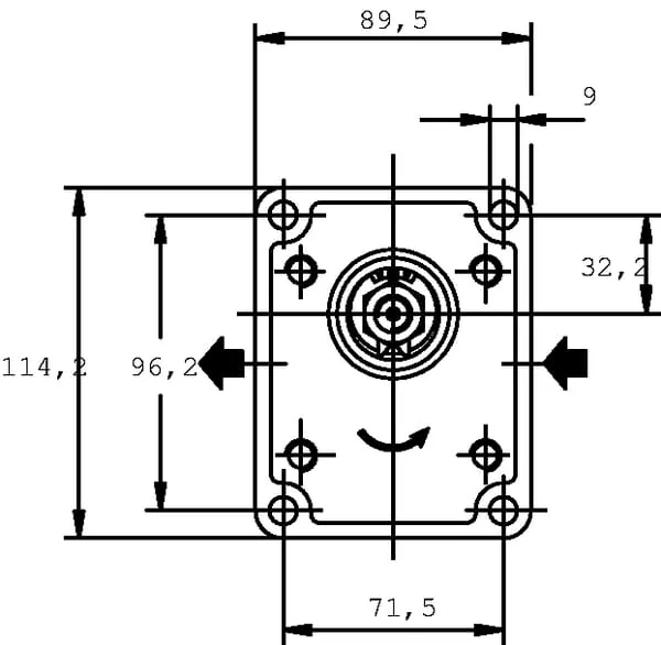 Casappa - PLP2011D082E2G - Pumpe plp20.11,2 d0-82e2-lgd/gd