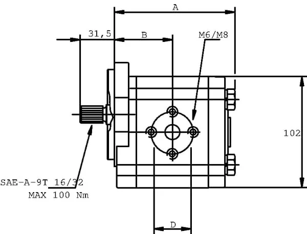Casappa - PLP2014D003S2 - Pumpe PLP20.14D0-03S2-LEB/EA-N-EL FS