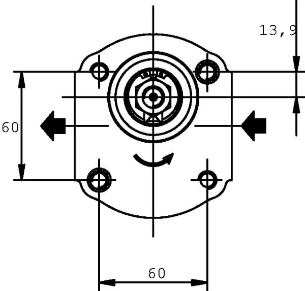 Casappa - PLP2016D054B4 - Pumpe PLP20.16D0-54B4-LBE/BC-N-EL FS