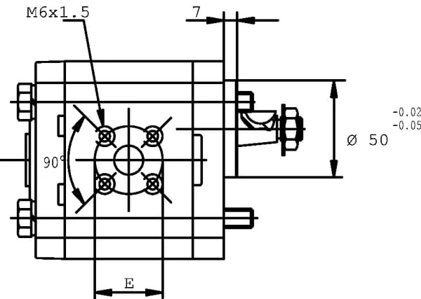 Casappa - PLP2016D054B4 - Pumpe PLP20.16D0-54B4-LBE/BC-N-EL FS