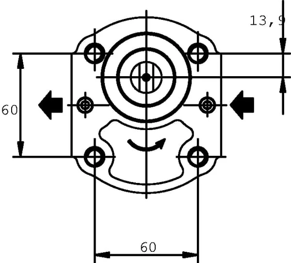Casappa - PLP2020S095B6 - Pumpe PLP20.20S0-95B6-LBE/BC-N-EL