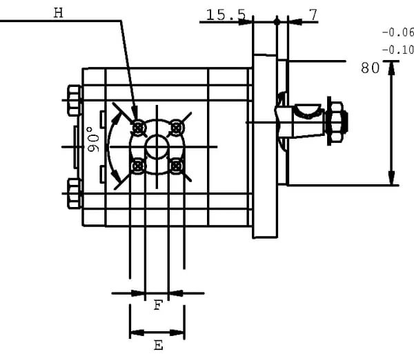 Casappa - PLP2020S355B2 - Pumpe PLP20.20-S3-55-B2