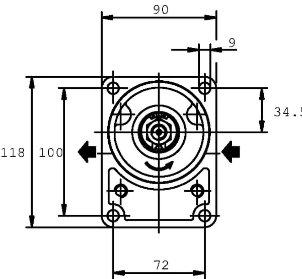 Casappa - PLP2025S355B2 - Pumpe PLP20.25-S3-55-B2