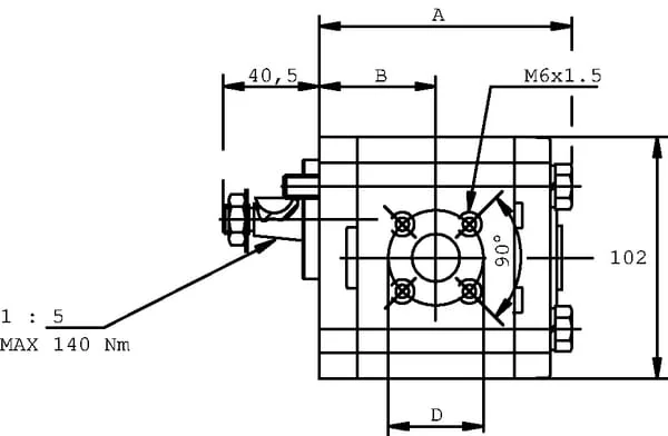 Casappa - PLP204D054B4 - Pumpe PLP20.4D0-54B4-LBE/BC-N-EL FS