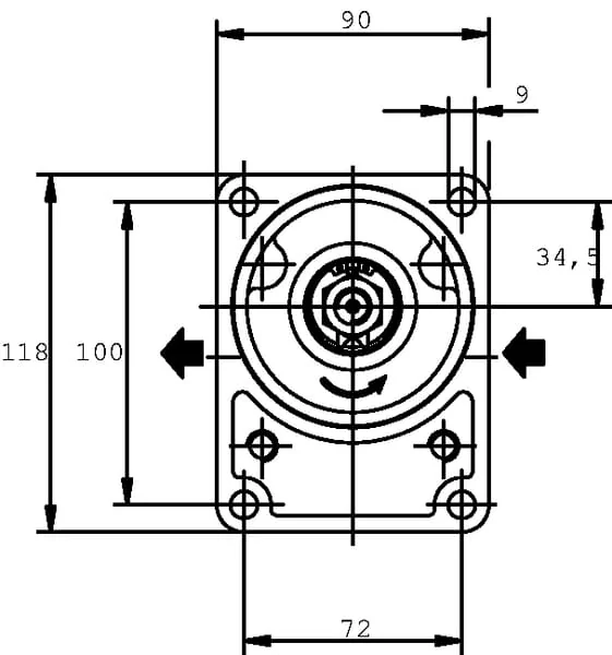 Casappa - PLP206D054B2 - Pumpe PLP20.6,3D0-54B2-LBE/BC-N-EL FS
