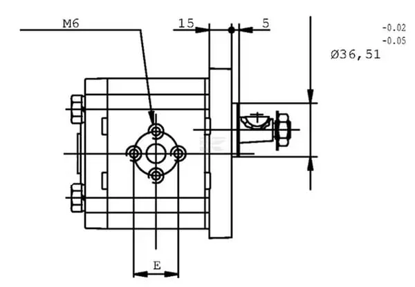 Casappa - PLP206D082E2 - Pumpe PLP20.6,3D0-82E2-LEA/EA-E