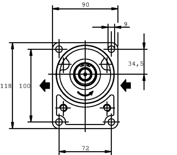 Casappa - PLP208D012B2 - Pumpe PLP20.8D0-12B2-LBE/BC-N-EL FS
