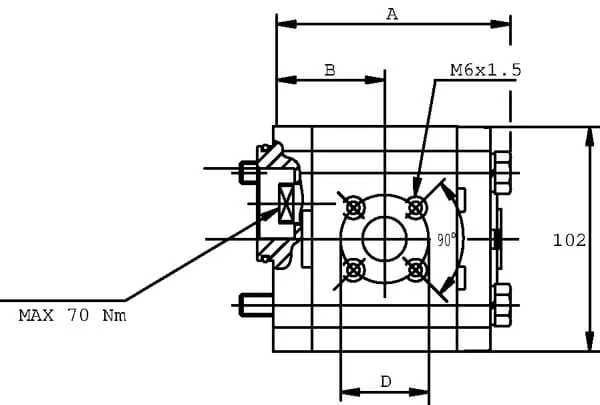 Casappa - PLP208S095B6 - Pumpe PLP20.8S0-95B6-LBE/BC-N-EL