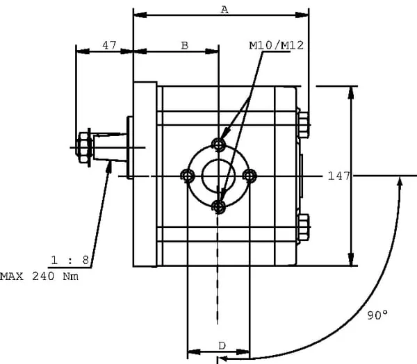 Casappa - PLP3034D083E3 - Pumpe PLP30.34D0-83E3-LED/EB-N-FS