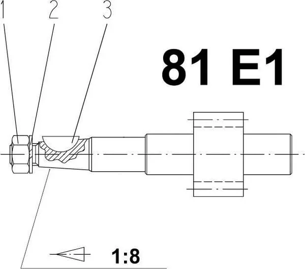 Casappa - PLP91015 - Nuss Komplett Pumpe Gr.1