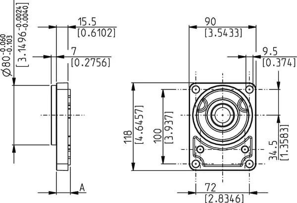 Casappa - PLP920B2 - Flansch Für PLP20/B2-Alu
