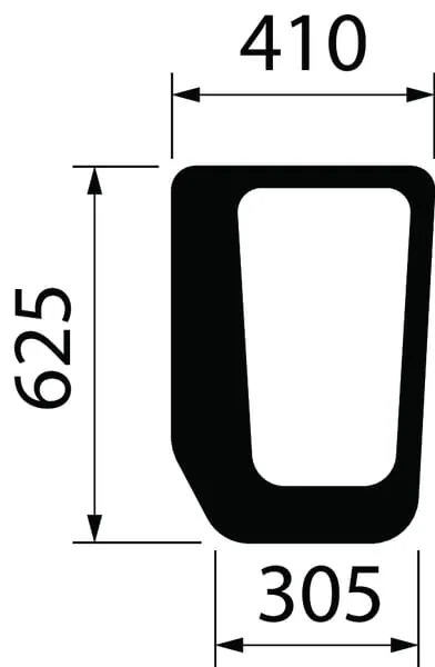 Case IH - 5096592 - Frontfensterunterteil CNH
