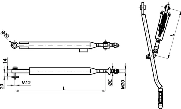 CBM - 040449004 - Einstellstange