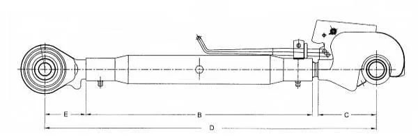 CBM - 3PGGH3246 - Oberer Zugarm Auge/Haken 460, M36 Kat. 3/3 CBM