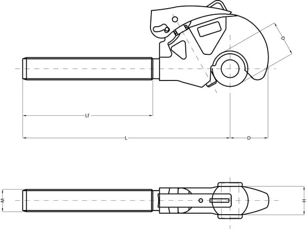 CBM - G3PE001DX - Toplink-Haken Kat. 1