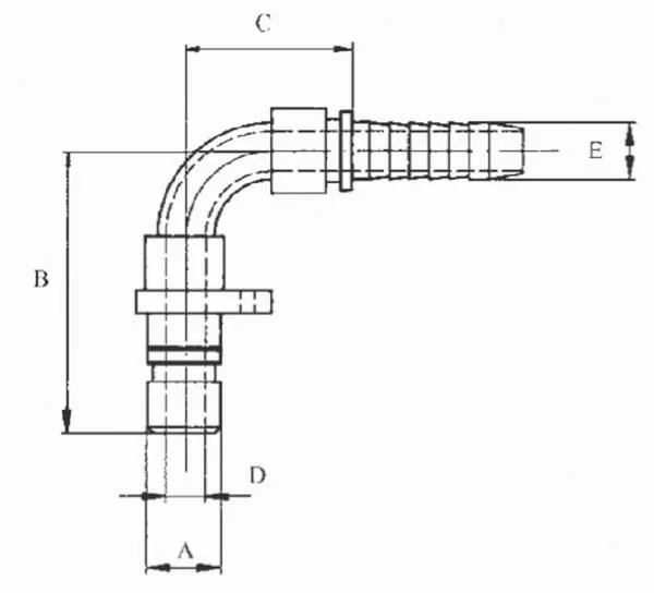 Cejn - WEO147140808 - Saeule DN13-Diameter 16mm-WEO 1/2" 90°