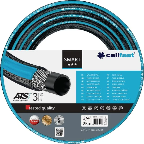 Cellfast - 1730262025 - Gartenschlauch Smart ATSV 3/4" 25m