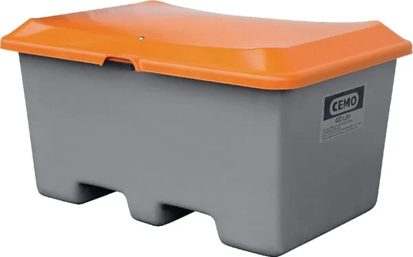 Cemo - 10571CEMO - Container Glasfaser Grau/Orange 400L Fassungsvermoegen 20,4KG 1210x820x680mm Cemo