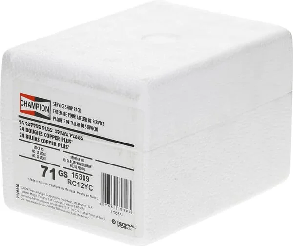 Champion - RC12YCW24 - Zündkerze M14x1,25x19 mm Schlüsselweite 16 mm