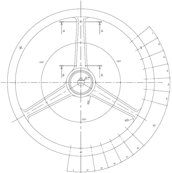 Cobo - 0032020940 - Lenkrad Diameter 360