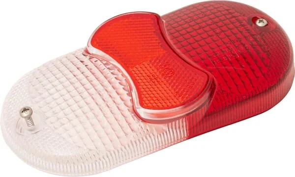 Cobo - 0212440200 - Leuchtenglas Transparent/Rot/Bernsteinfarben Rechteckig Hinten/Links