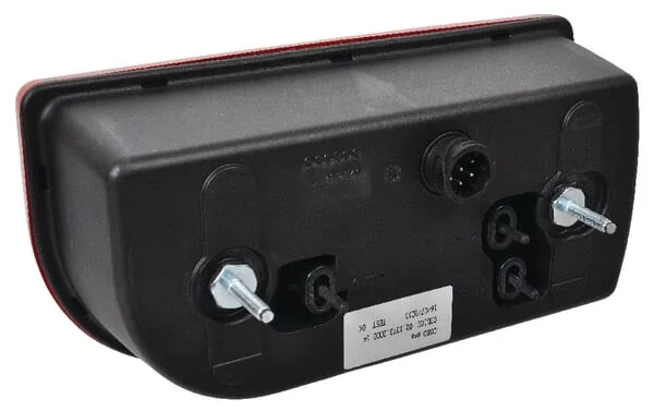 Cobo - 021373000014 - Rueckleuchte Rechteckig Bernstein/Rot/Transparent 260x98x130mm Deutsch Stecker – Hinten Links