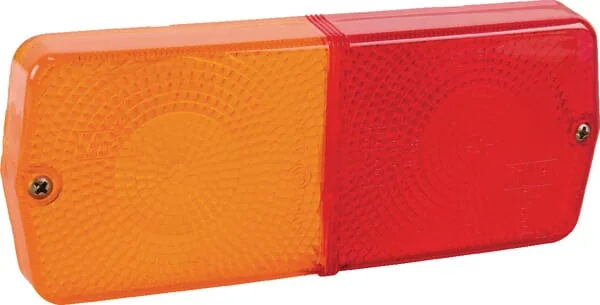 Cobo - 02352200 - Lichtlinse Rot/Bernstein Rechteckig Hinten/LH/RH