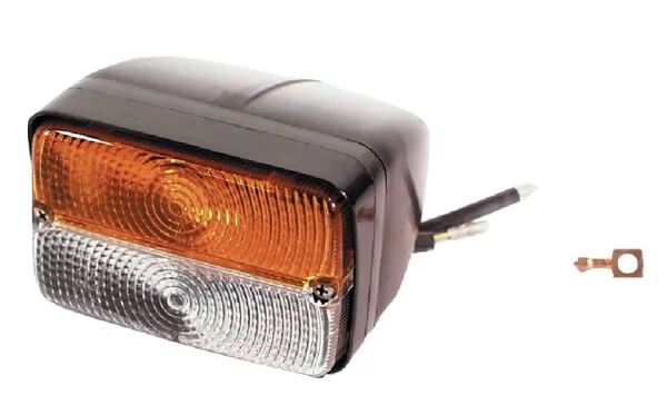 Cobo - 03134000 - Richtungs- Und Standleuchte Halogen Front Rechteckig 12V Bernstein/Transparent Schraubmontage 120x136mm