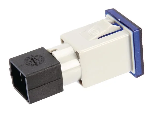 Cobo - 09452000 - Warnleuchte Quadratisch, 12/24V, Blau, Aufschraubbar, 22,5x22,5x