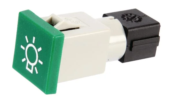 Cobo - 09456000 - Warnleuchte Quadratisch, 12/24V, Gruen, Aufschraubbar, 22,5x22,5x