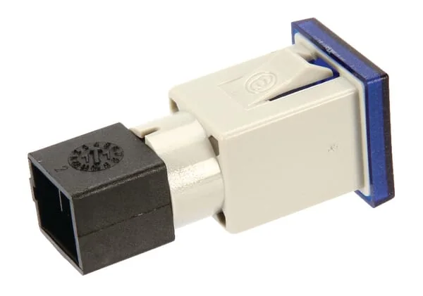 Cobo - 09458000 - Warnleuchte Quadratisch, 12/24V, Blau, Aufschraubbar, 22,5x22,5x