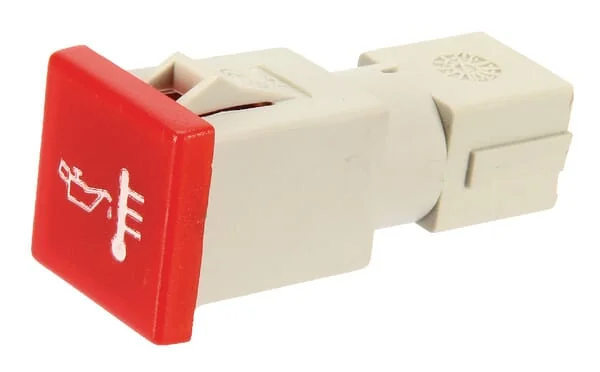 Cobo - 09858000 - Warnleuchte Quadratisch, 12/24V, Rot, Aufschraubbar, 22,5x22,5x