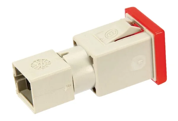 Cobo - 09858000 - Warnleuchte Quadratisch, 12/24V, Rot, Aufschraubbar, 22,5x22,5x