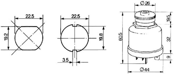 Cobo - 14174000 - Zundschalter 0-1-2