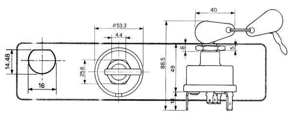 Cobo - 14188000 - Zündschalter 1-2-3-4, Cobo