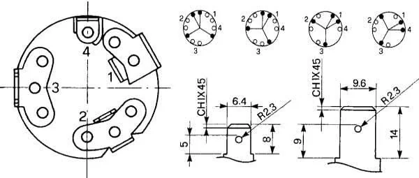 Cobo - 14188000 - Zündschalter 1-2-3-4, Cobo