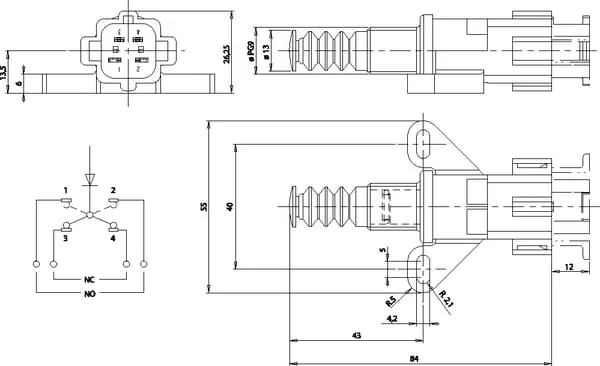 Cobo - 15150000 - Bremslichtschalter