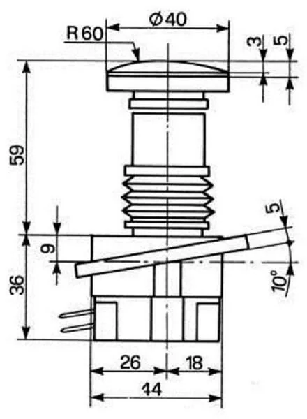 Cobo - 16182000 - Fussbetaetigter Stoppschalter