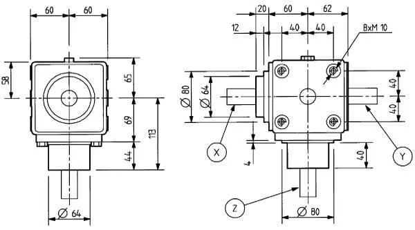 Comer - 104000HL - Getriebe L-5A 1:1