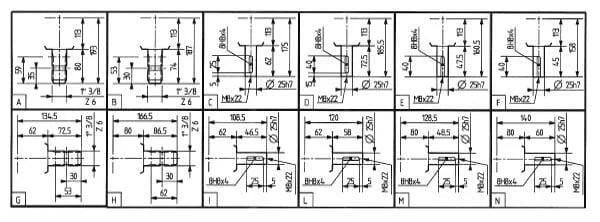 Comer - 104000HL - Getriebe L-5A 1:1