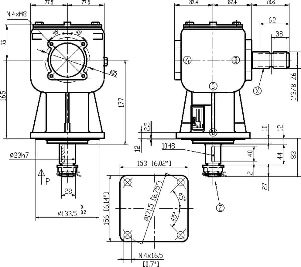 Comer - 211802HL - Getriebe LF-211J 1:2.83