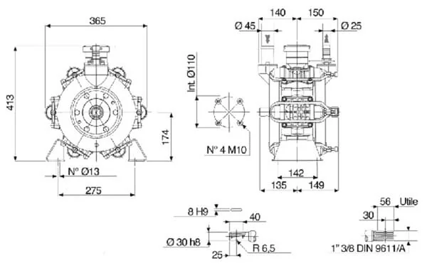 Comet - 61050033 - Membranpumpe BP 235K 1