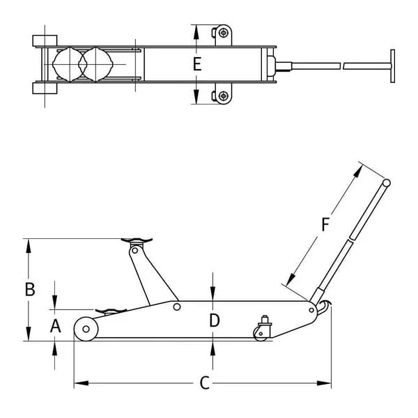 Compac - C2TC - Wagenheber 2 T