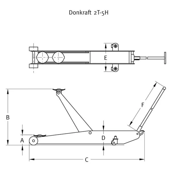Compac - C8THC - Wagenheber 8 T