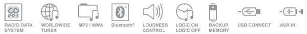 Continental - TR7423UB - Radio Continental 24V Bluetooth