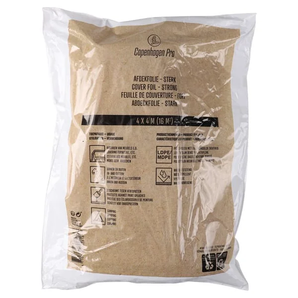 Copenhagen Pro - CP2361000 - Abdeckfolie Stark LDPE 4x4m 40µm Transparent