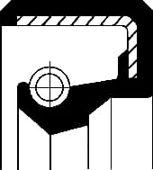 Corteco - 025156N - Dichtung Bax7 35x56x10 NBR