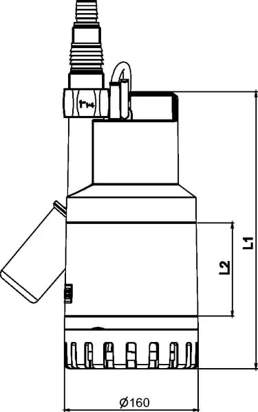 DAB - DAB60152304 - Pumpe Nova UP 180 M-A